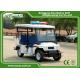 Aluminum Chassis Electric golf cart police car With 5 Seaters