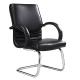 Chrome Arm Executive Conference Room Chairs Without Casters High Durability