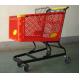 Virgin PP Unfolding Shopping Basket Trolley American Style Retail Carts180L