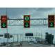 Waterproof Traffic Led Signs , Overhead Lane Signals Adapt Different Weather