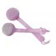 Pink Bath Body Brush , Massager Back Spa Scrubber For Skin Cleaning