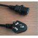 CCC China approved power supply cord with IEC C13 connector