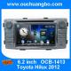 Ouchuangbo audio gps radio sat navi Toyota Hilux 2012 iPod SWC Namibia map DHL free ship