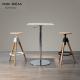 Metal High Bistro Bar Table 200cm 40cm 50cm Nordic Coffee Dining Table