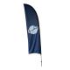 outdoor flying polyester double sided Advertising beach flag Marketing custom Feather banner