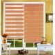Motorized Zebra Blinds Bead Rope Control , Sunscreen Double Layer Window Shades
