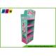 Offset Printing Pop Up Cardboard Display , Corrugated Display Stand For Plush Dolls FL173