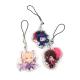 Custom Translucent Acrylic Anime Double Sided Different Printing Charms,Shaped Acrylic KeychainWith Phone Strap