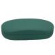 Green Color Odm 47mm Metal Glasses Case Packing Iron Leather