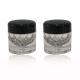 Mini Glitter Cosmetic Packaging Jar For Travel Or Samples Spilling Proof