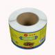 PET VMPET Custom Food Labels Yellow Printing Label Sticker Roll