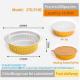 270mm Diameter 3100ml Air Fryer Thickened Food Storage Golden Aluminum Foil Pot Containers FKitchen Cooking Baking