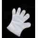 Low Density Disposable Plastic Gloves For Food Handling Embossed Surface