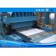 Color Steel Cut To Length Line Machine Blue Colour Full Automatic PLC Control