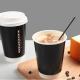 EN13432 Disposable Paper Cups 400Ml 12Oz Custom Takeaway Coffee Cups With Lid
