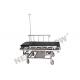 Hospital 3 Crank Stainless Steel Patient Transfer Stretcher Trolley Medical Instrument