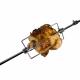 Barbecue Fork Food Grade Stainless Steel BBQ Grill Rotisserie Spit Rod for Chicken