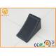 Light Weight Anti Corruption Rubber Wheel Chock for Car Parking 165 * 95 * 95 mm