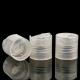 20/410 20mm Flip Top Plastic Bottle Caps Clear For Shampoo Body Lotion Cleanser