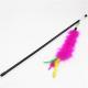 Colorful Rabbit Hair Cat Feather Teaser Wand Toy Size Customized ODM / OEM Accpeted