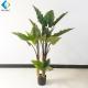 Taro Leaves Plastic Bonsai Plants , Nordic Style Fake Banana Tree R020022