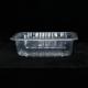 225 X 170 X 65MM Square Plastic Food Container Clear Plastic Disposable Trays