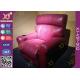 Foam Infilling Recline Function VIP Cinema Seating ,Leather Cinema Sofa Recliner