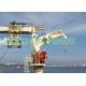 High Safety Marine Folding Boom Crane Good Performance For Lifting Cargoes