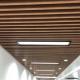Shopping Mall Aluminum U Baffle Ceiling 0.5mm Thickness Easy To Disassemble