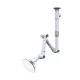 PP Stainless Steel Retractable Fume Exhaust Extraction Arm Wall Mounted