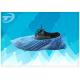 Blue Color Disposable Shoe Covers PE Round Or Flat Elastic Size 15 X 39 Cm