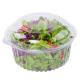 24oz PET Hinged Salad Plastic Food Packing Box Disposable