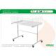 Rectangle Supermarket Shelf Display Folding Table For Garments Promotion