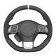 Best Selling Car Accessories Starlight Athsuede Leather Car Steering Wheel Cover for Subaru WRX Impreza Outback bmw porsche