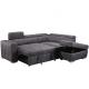 Breathable Sleeper Sectional Couch With Storage Antiwear Nontoxic