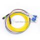 SM 3.0MM MTP LC Optical Fiber Patch Cord MT Plastic Ferrule With Pull Tab