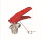 Copper CO2 Portable Fire Extinguisher Valve Surface Chromed With Red Handle
