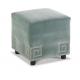 wholesale velvet fabric home goods square ottoman stool/ottomans furniture China supplier