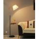 E27 fabric dimmable USB Wireless charging modern type floor lamp bedroom light luxury table standing light for hotel