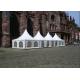 White Pagoda Tents / 5m * 5m Outdoor Event Tents For Business Activities
