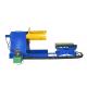 Blue Color Hydraulic Decoiler Machine / Steel Coil Decoiler For Metal Roofing Equipment