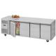 CFC Free Stainless Steel Fridge Freezer Undercounter Fridge With Freezer Compartment 460L Capacity