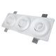 Grille White Recessed Downlights 3×5W Trimless LED Downlights