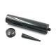310ml Black Empty Plastic Caulk Tube Cartridge Tube with Nozzle and Plunger