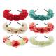 Korean bride plum hair hoop accessories elastic flower headband ladies hair beach headband wholesale