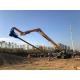 Yellow Long Boom Mounted 3200rpm Vibrating Pile Driver Low Noise