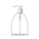 Clear Liquid Soap Bottles Eco Friendly Cleansing Empty Plastic Bottle 250ml