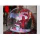 Inflatable Snow Globe Outdoor Inflatable Christmas Decorations With 250w Air Blower