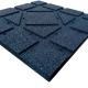 Rubber Horse Stable Mats Heavy Duty 500 X 500 X 30mm Equine Hammer Top Strong Adhesion On The Back