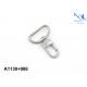 46*27mm Dog Chain Swivel Hooks / Metal Accessories For Handbags